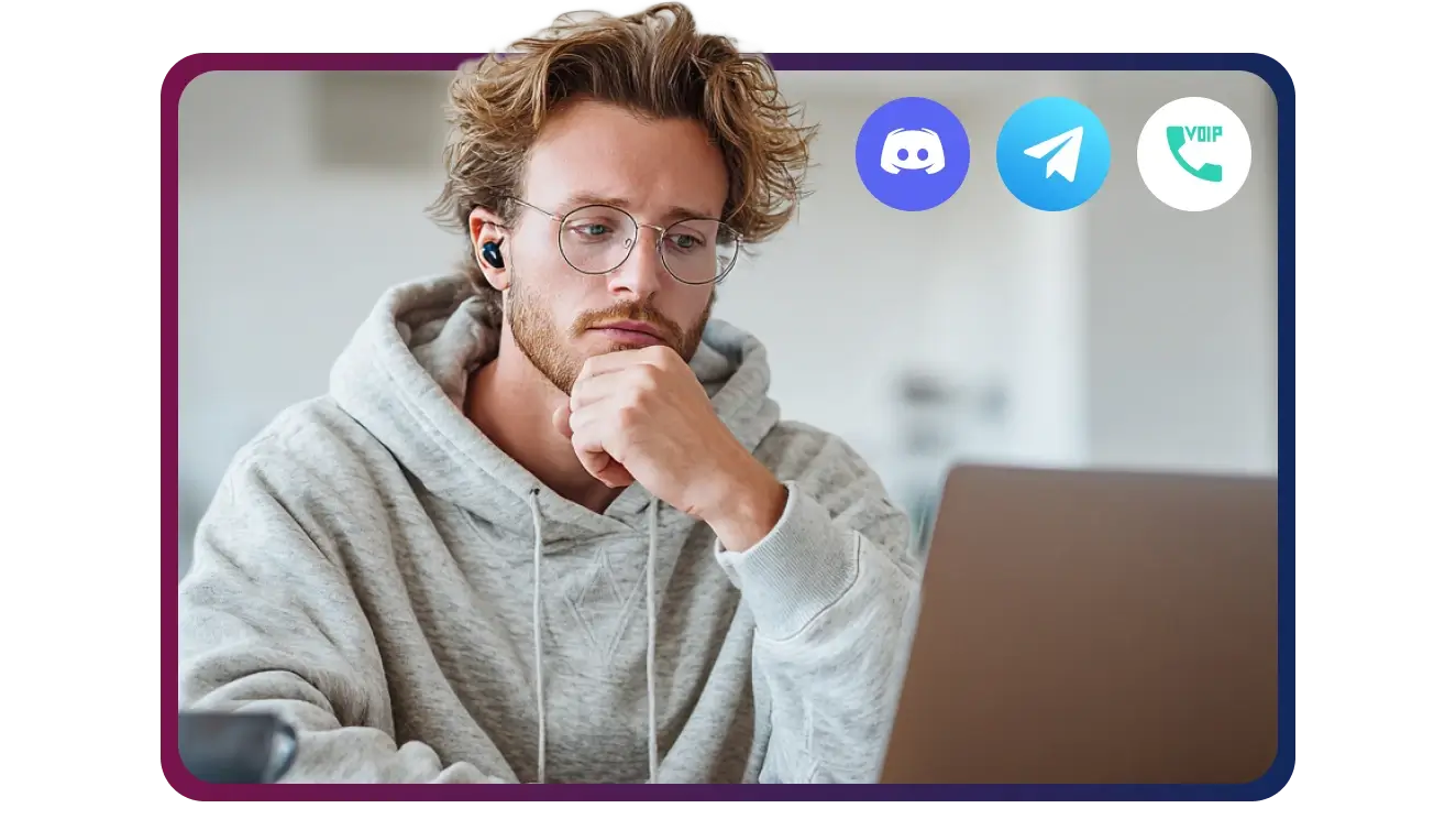 专为 Discord、Telegram 与 VOIP 优化