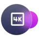 Icon: 无损 4K 视觉保真度