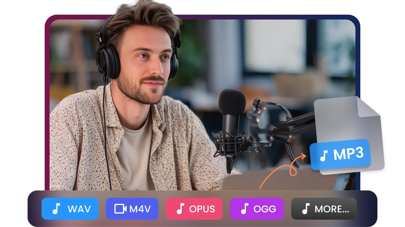 Convert WAV & 400+ Audio